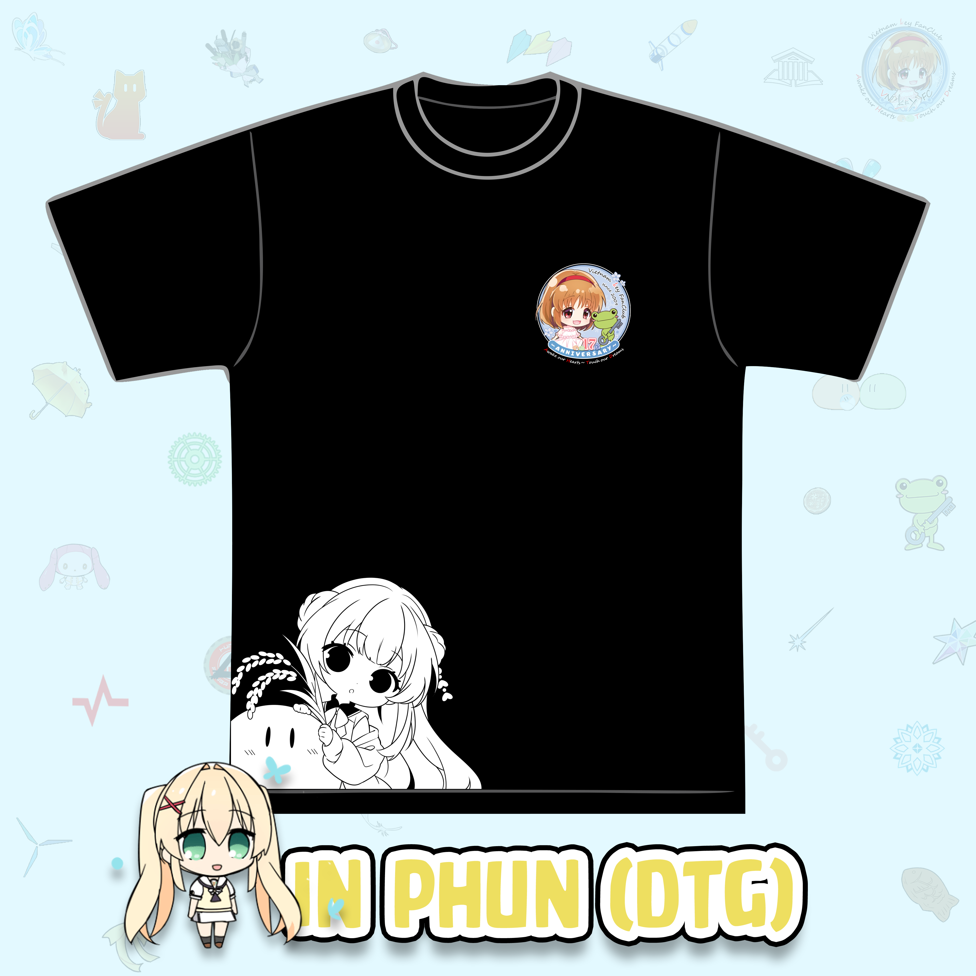 [Pre-order] Áo hội viên kỷ niệm 17 năm vnkeyfc (in phun DTG) 4