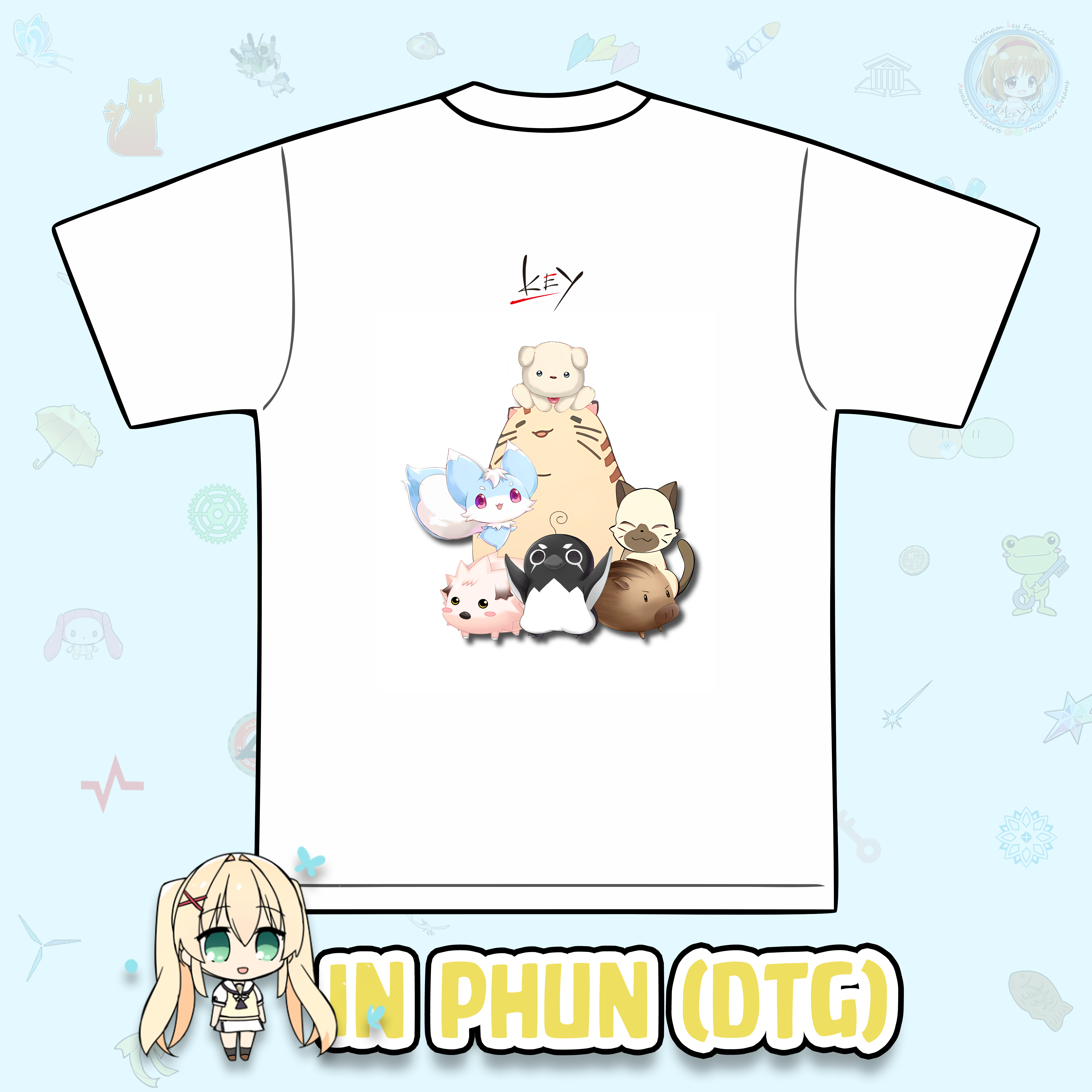 [Pre-order] Áo hội viên kỷ niệm 17 năm vnkeyfc (in phun DTG) 3