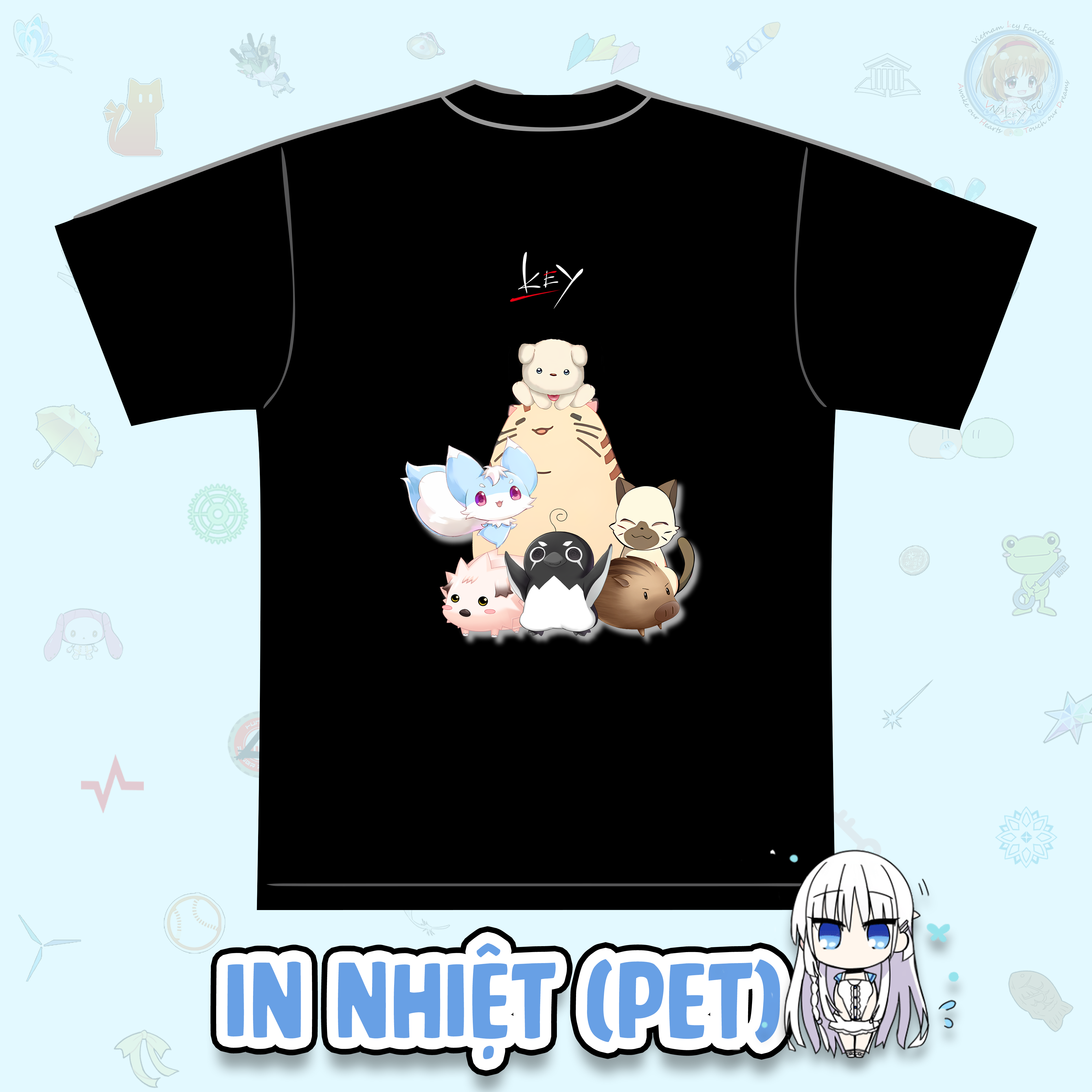 [Pre-order] Áo hội viên kỷ niệm 17 năm vnkeyfc (in nhiệt PET) 5