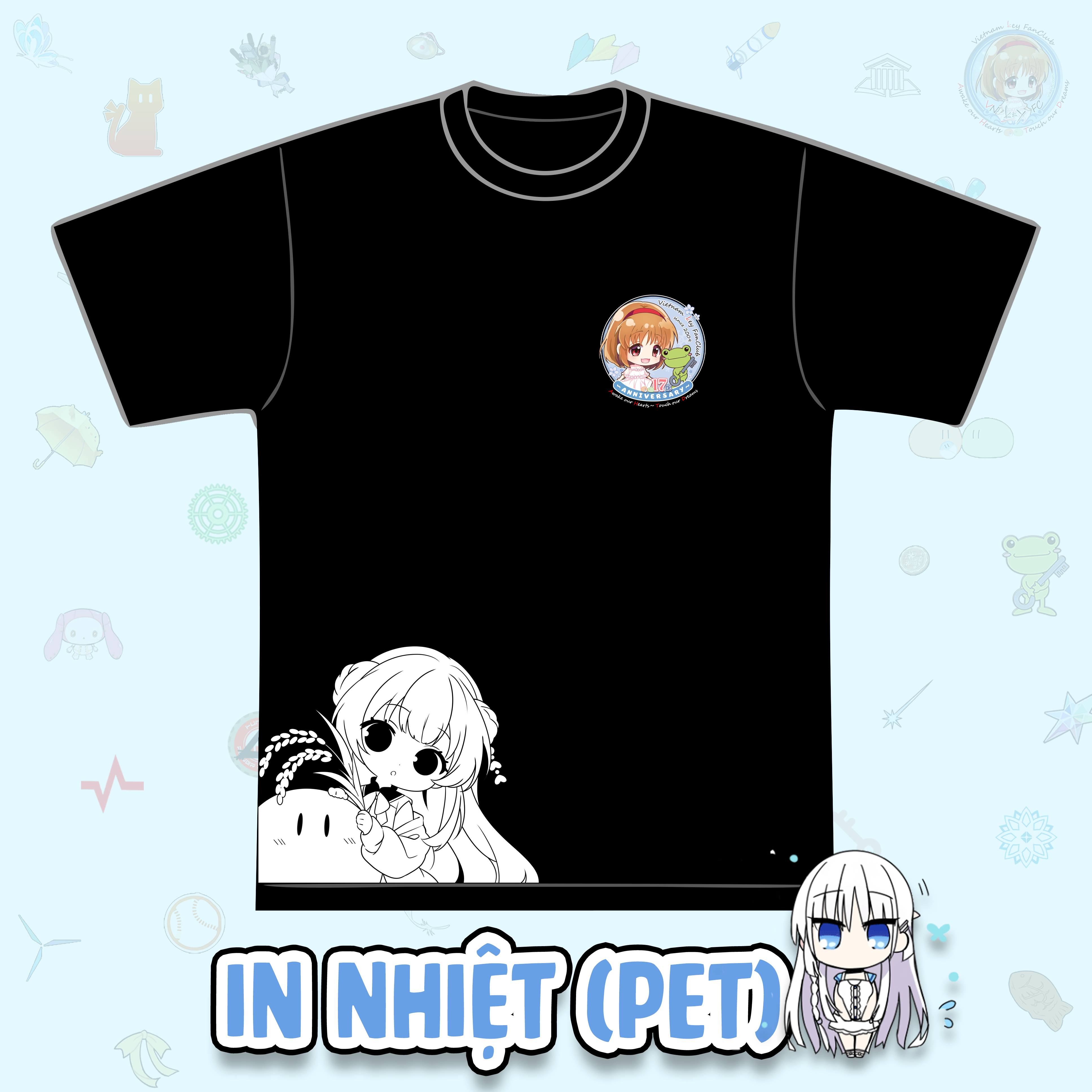 [Pre-order] Áo hội viên kỷ niệm 17 năm vnkeyfc (in nhiệt PET) 4