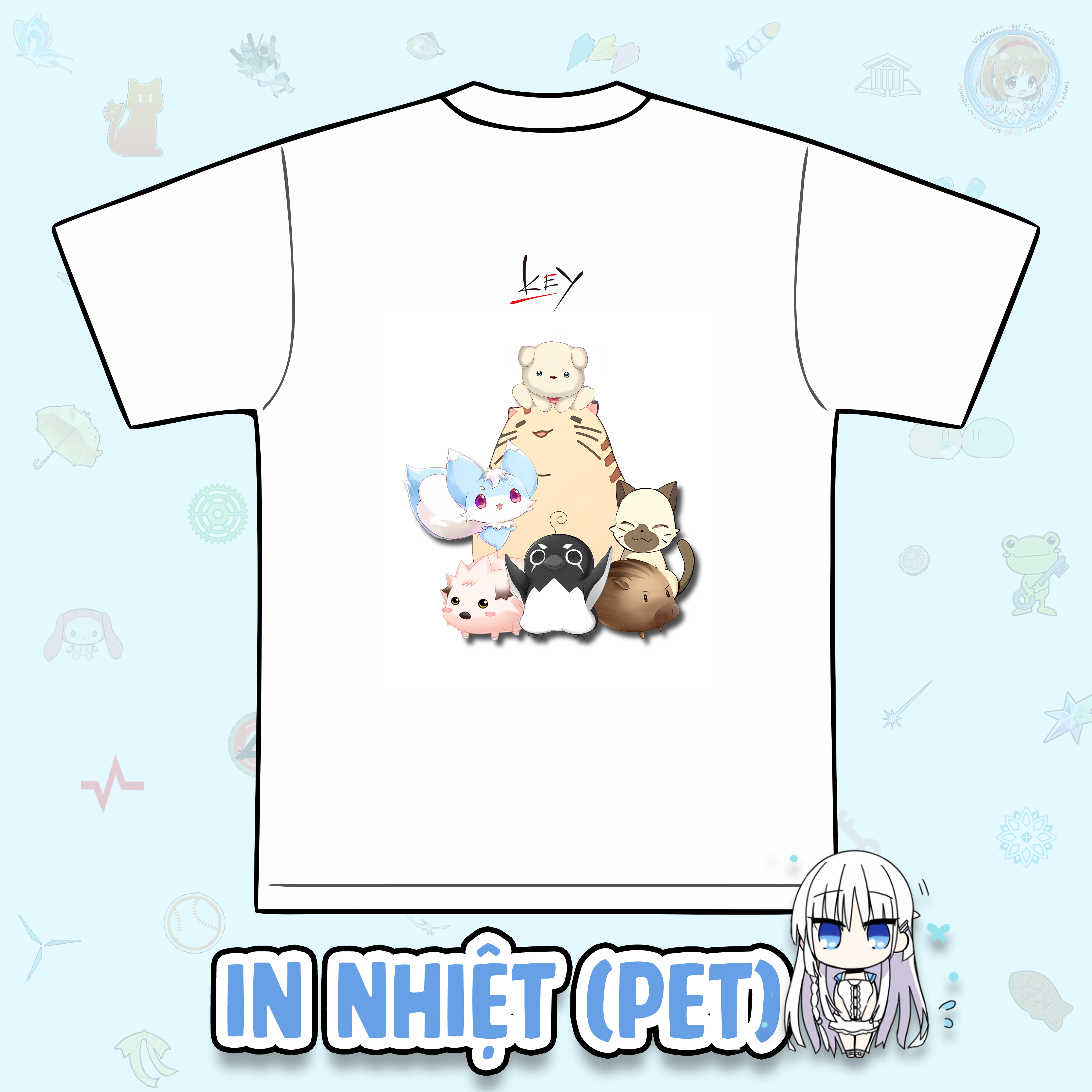 [Pre-order] Áo hội viên kỷ niệm 17 năm vnkeyfc (in nhiệt PET) 3